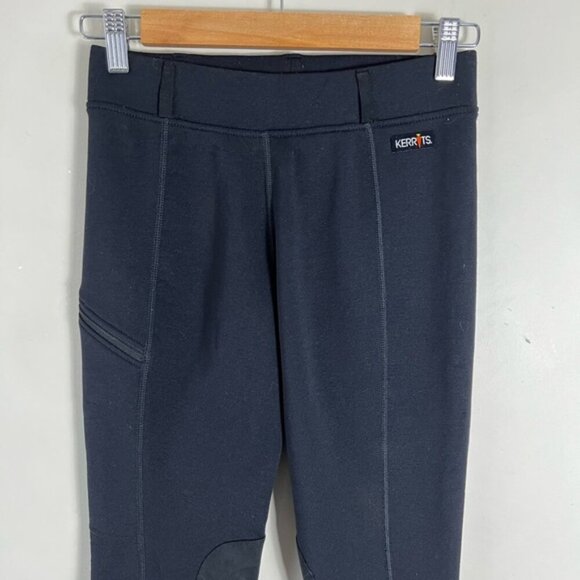 Kerrits Women’s Black Riding Pants Fleece lined Size Small equestrian Horse Back - Picture 3 of 14